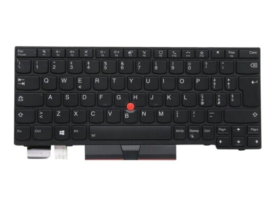 Primax - Erstatningstastatur For Bærbar Pc - Med Trackpoint, Ultranav - Bakbelysning - Italiensk - Fru - For Thinkpad L13 Gen 2 20Vh, 20Vj  L13 Yoga Gen 2 20Vk, 20Vl  X13 Gen 1 20T2, 20T3, 20Uf, 20Ug