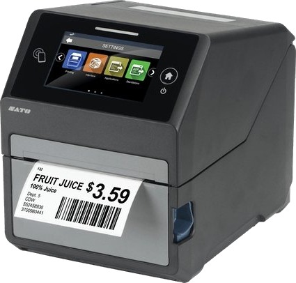 Sato Ct4 Lx Direkte Termisk & Termisk Overføring Pos Skriver 203 X 203 Dpi 8 Ips 0.08 0.19 Μm 12,8 Cm