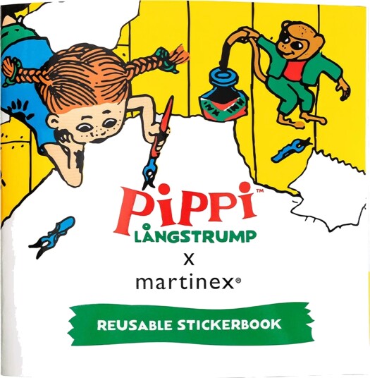 Pippi Langstrømpe Klistremerkebok Pippi Langstrømpe Klistremerkebok