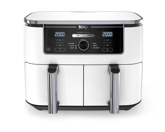 Ninja Foodi MAX AF400 9,5L Dobbel Zone Airfryer Hvit med Funkjsoner