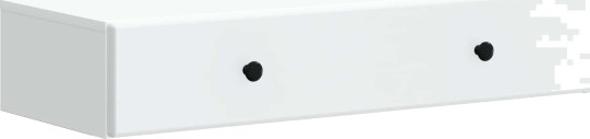 vidaXL Vegghengt Sidebord Hvit 87,5 x 34,5 x 17 cm Konstruert tre