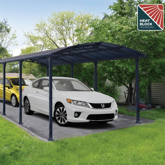 Canopia by Palram Carport Arcadia 863 x 359 cm Grå Canopia by Palram Carport Arcadia 863 x 359 cm Grå