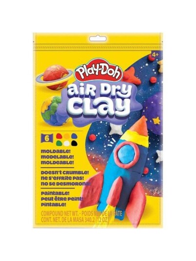 Play Doh Air Clay Multi Color Bag 340G