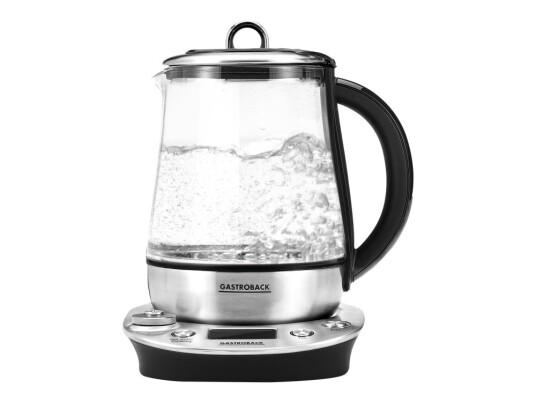 Gastroback 1,5L Design Tea & More Vannkoker med Termostat i Rustfritt Stål Gastroback 1,5L Design Tea & More Vannkoker med Termostat i Rustfritt Stål