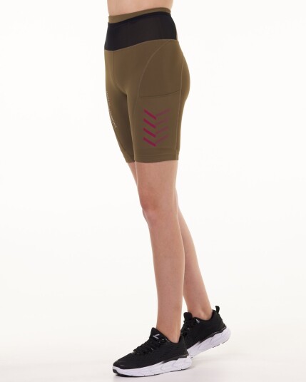 LEVITY Future Trail Tech Shorts Forest Green - XS