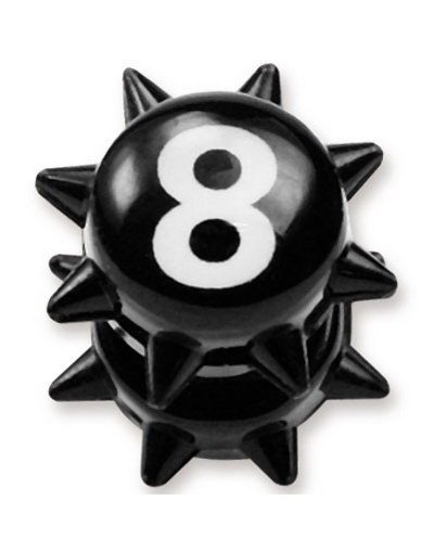 NR 8 Black Fake Piercing