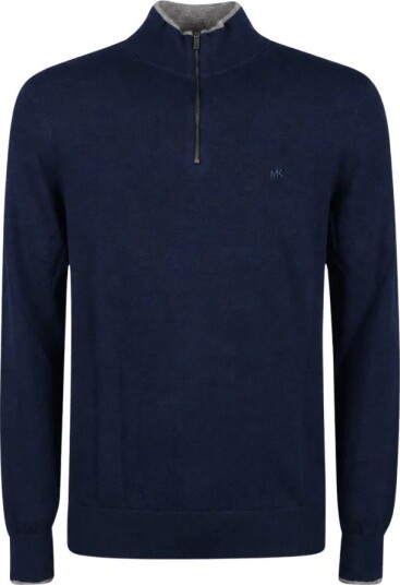 Michael Kors, Herre, Strikkevarer, Blå, S,