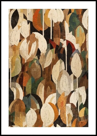 Mosaic Forest Vibrance Plakat / 70x100cm