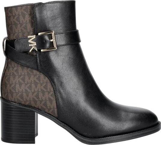 Michael Kors Rachel Heeled Bootie   BLK/BROWN   36