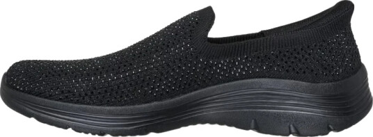 Skechers, Dame, Sko, Svart, 38 EU,