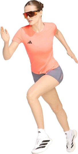 Adidas Performance Adizero E Tee Coral XXL