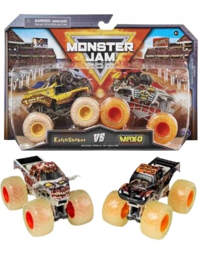 Monster Jam 1:64 2 Pack Die Cast 2 Monster Truck metallbiler