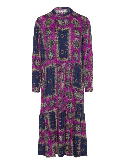 Lollys Laundry Kaiall Midi Dress Ls - Navy - S