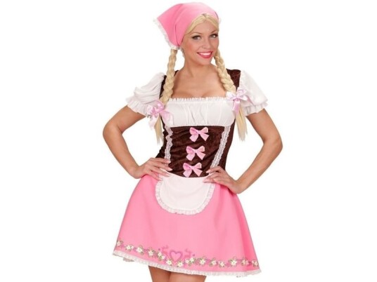Tyrolerkjole Pink Tyrolerkjole Pink