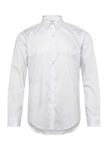 Calvin Klein Slim Mid Twill Str Prt - White - 43