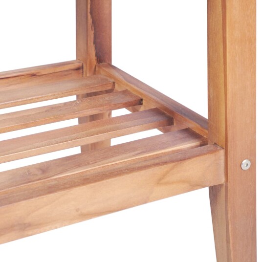 vidaXL Salongbord 40x40x50 cm firkantet heltre teak