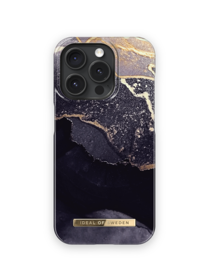 IDEAL OF SWEDEN iPhone 15 Pro iDeal Of Sweden Fashion Deksel - Golden Twilight Marble