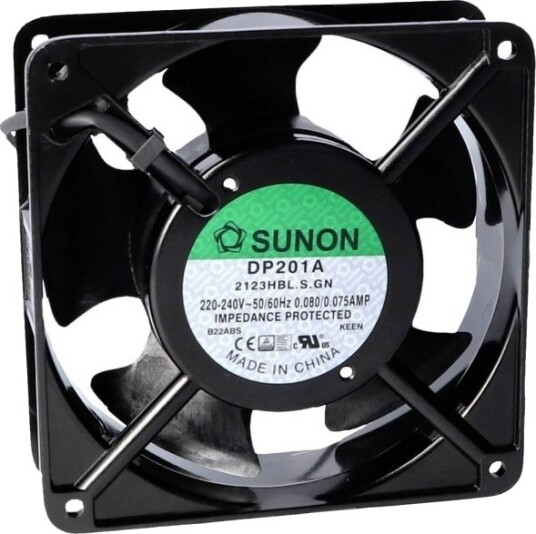 Sunon Dp201a-2123Hbl.S.Gn Aksialvifte 230 V/Ac 144.38 M³/H 38 X 120 X 120mm