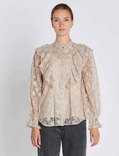 Bruuns Bazaar Panthusbbyonas Shirt - Cream - 34