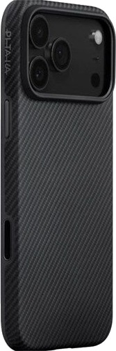 Pitaka Aramid UltraGuard Mobildeksel til iPhone 17 Pro Max - Svart/Grey, MagSafe Kompatibel Pitaka Aramid UltraGuard Mobildeksel til iPhone 17 Pro Max - Svart/Grey, MagSafe Kompatibel