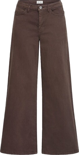 ICHI Jeans ihZiggy Wide PA Brun