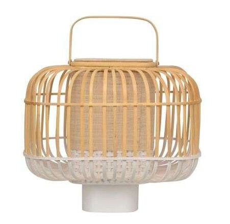 Forestier Bamboo Square Bordlampe S White Forestier Bamboo Square Bordlampe S White
