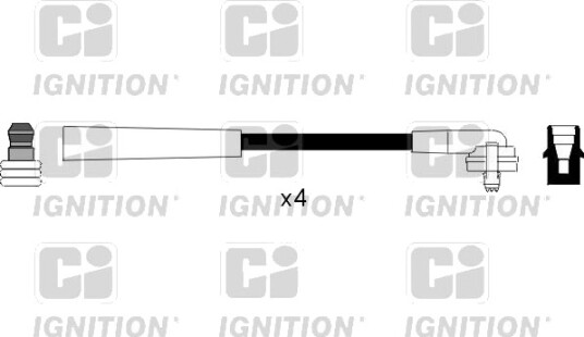 Tennplugg kabelsett QUINTON HAZELL XC154