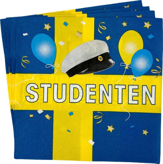 Servietter Student   16 pakning
