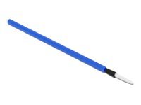 Delock - Fiberoptikkrensepinne - 10 Cm - Blå (En Pakke 5)