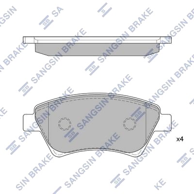 Hi Q SP1413 Bremseklosser