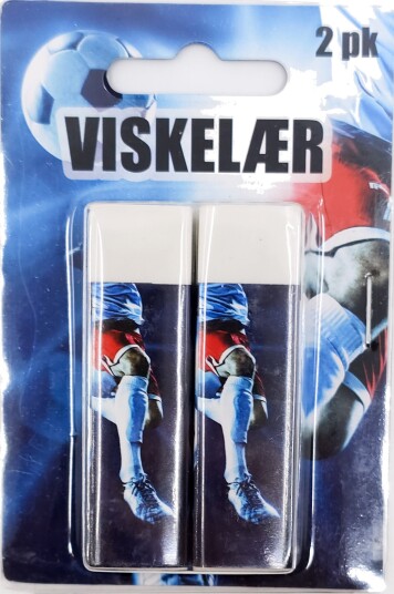 Viskelær forball 2 pk.
