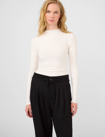 Karen By Simonsen Candacekb Ls Tee - White - XXS Karen By Simonsen Candacekb Ls Tee - White - XXS