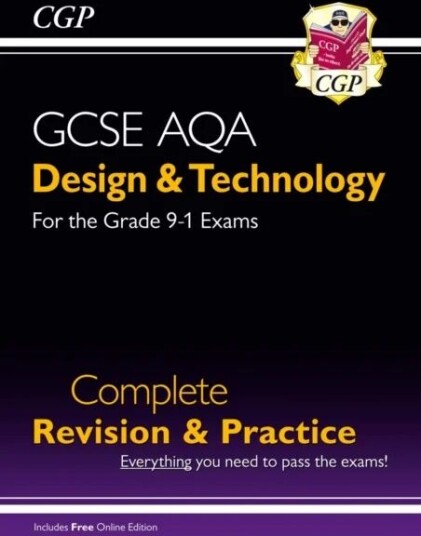 Grade 9-1 Design & Technology Aqa Complete Revision & Practice (With Online Edition): Superb For The Av Cgp Books