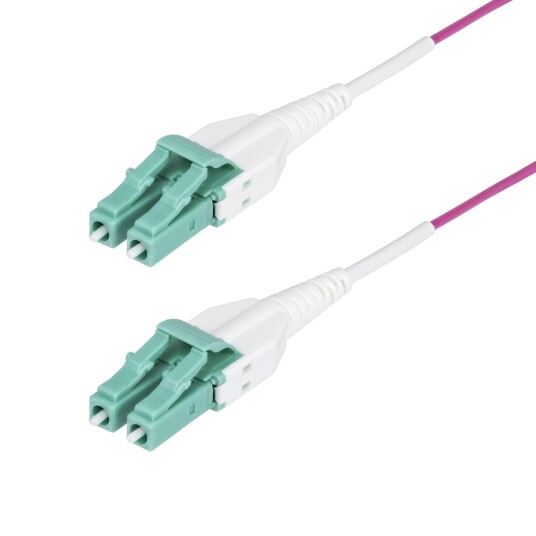 Startech OM4 Lc/lc Multimode Fiber Cable Uniboot/ofnr Riser/100g 50/125 CABL