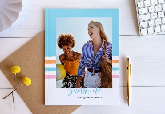 Smartphoto Fotobok Med Personlige Bilder Large Stående - Myk Perm | 21.00 x 27.50 cm