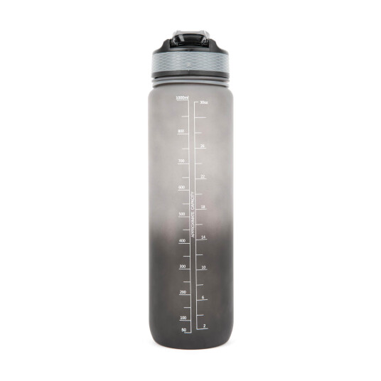 Gradient Water Bottle 1000 ml, black/grey, Gorilla Wear Gradient Water Bottle 1000 ml, black/grey, Gorilla Wear