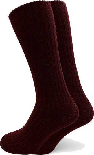 mp Denmark Bess Long Socks PLUM MAHOGANY 40/42