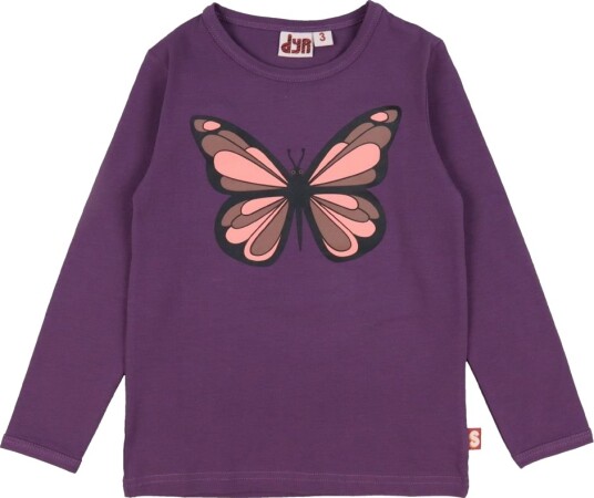 DYR Genser DYRBrøl Grey Mauve Sommerfugl DYR 2 år (92) Genser Lilla