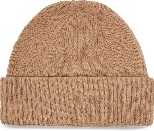 Ralph Lauren Kids 20/2 Cotton Swtr Hat   Beige   L/XL