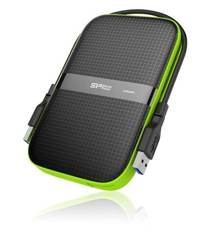 Silicon Power Armor A60 - Ekstern Harddisk - 2 TB - Grønn Silicon Power Armor A60 - Ekstern Harddisk - 2 TB - Grønn