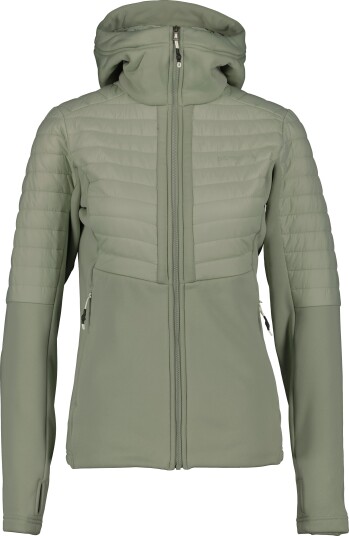 Didriksons Women's Annema Full Zip 6 Light Moss 36