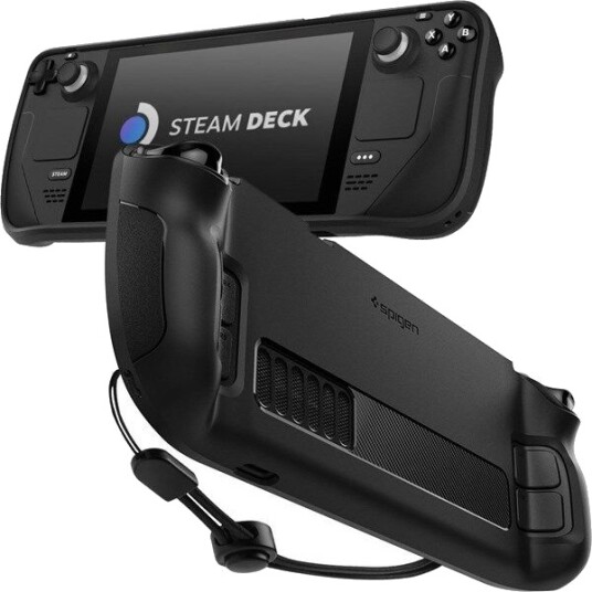 Spigen Rugged Armor black Steam Deck