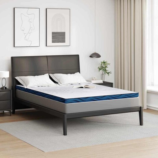 vidaXL Madrassbeskytter 160 x 200 cm tykk Jakardstoff Hvit