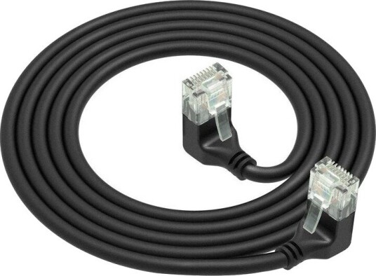 Act Svart Patchkabel Cat6a Rj45 Dd5930 U/Utp Utp Lszh 0,15 M