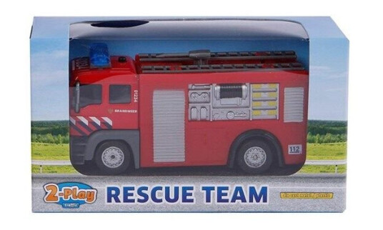 2-Play Traffic 2-Play Die-cast Pull Back Brandweer NL Light and Sound