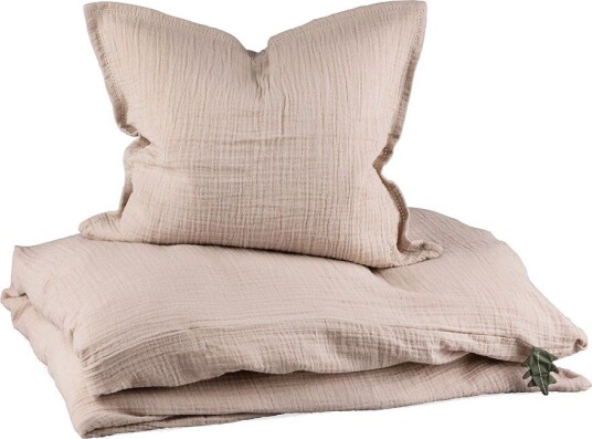 Sebra Sengetøy Musselin Seabreeze Beige Junior 100x140 cm