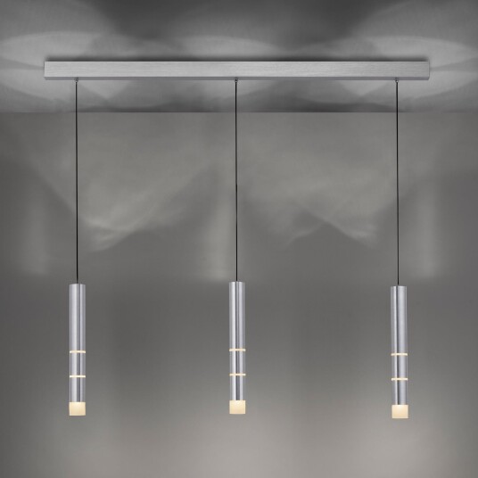 Hengelampe PURE Vega Metallisk Stue Metall Moderne 5 Metallisk