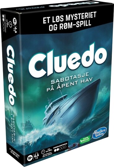 Hasbro Cluedo Sabotasje på åpent hav - Brettspill for 10+ år Hasbro Cluedo Sabotasje på åpent hav - Brettspill for 10+ år