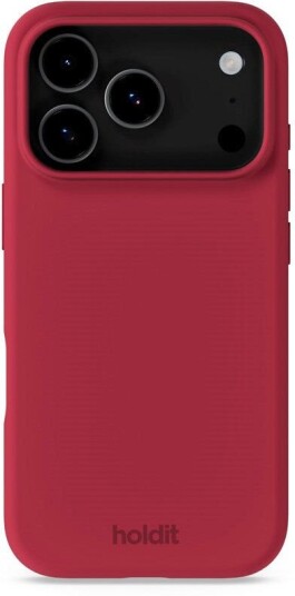 Holdit Silikondeksel iPhone 17 Pro Max Red Velvet - 100% Resirkulert