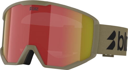 Bliz Spark Matte Camo Green/brown W Red Multi ONE SIZE